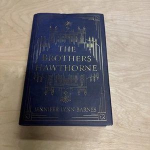 The Brothers Hawthorne SIGNED Jennifer Lynn Barnes Fairyloot NEW Mortal Ed - Imagen 1 de 7