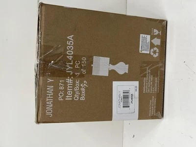 Jonathan Y Playa 21 in. Lámpara de mesa de vidrio cromado craquelado JYL4035A Foto 1 de 2