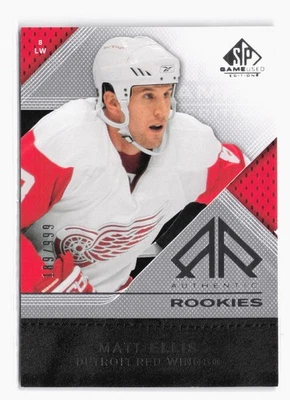 2007-08 SP Game Used #157 Matt Ellis #/999 Detroit Red Wings Rookie SP - Image 1 of 2