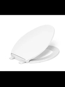 NUEVO asiento de inodoro delantero cerrado alargado Kohler R22111-0 Wellworth blanco - Imagen 1 de 10