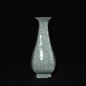 Exquisite and rare Song Dynasty Guan Kiln square bottle - Picture 1 of 9