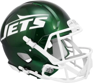 NFL New York Jets Alternate Autentico Full-Size Velocità Casco Footballhelm 8775 - Foto 1 di 1