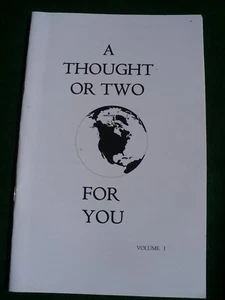 Funny quotes A Thought or 2 Eastern Star occasion officer OES book 24 pg Vol I - Foto 1 di 3