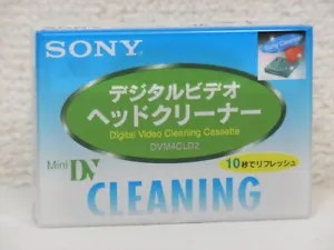 NEW SONY Mini DV Head Cleaner DVM4CLD2 Cleaning Cassette Made in JAPAN - Picture 1 of 4