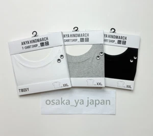 UNIQLO x ANYA HINDMARCH T1BOXY/Boxy T XS-3XL 3Colores Mujeres Nuevo Japón 475526 - Imagen 1 de 8