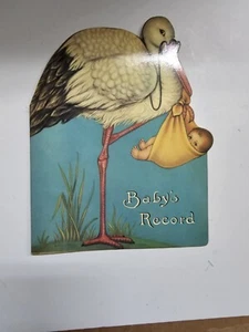 Vintage 1985 Baby’s Record Paperback Book Never Used - Picture 1 of 4
