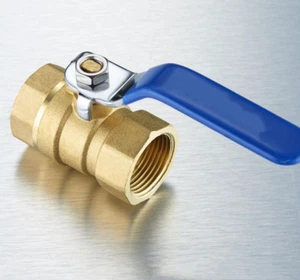 1/2" BRASS Ball Valve NPT Female Threaded Full Port 300 WOG Tap Water Valve USA - Picture 1 of 9