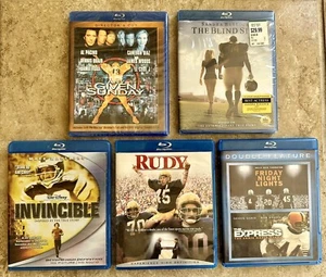 Rudy/Invincible/Friday Night Lights/The Express+more Football Blu-ray movie Lot - Picture 1 of 3