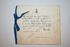 MILITARIA - Calendario MARINA MILITARE 1943 Mussolini Duce Nave Littorio Taranto