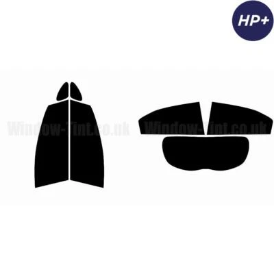 Para Kia Rio 5 puertas hatchback 2012-16 carbono precortado ventana tinte completo 2 capas HP+ Foto 1 de 4