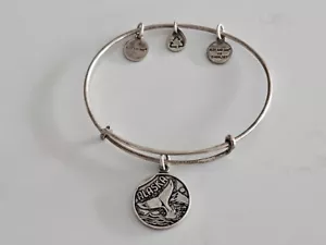 Vintage 2017 Alaska Alex and Ani Adjustable Charm Bangle Bracelets - Picture 1 of 5