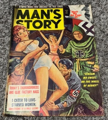 MAN'S STORY Magazine Vintage July 1958 Foto 1 de 4