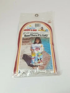 Vintage versiegelt 1986 Intex The Wet Set Disney Mickey Mouse & Pals See Thru Float  - Bild 1 von 10