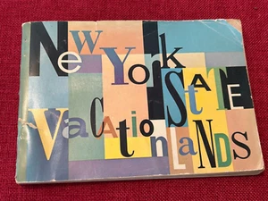 1963 New York State Vacationlands Book 1964 Worlds Fair Tourism - Picture 1 of 7