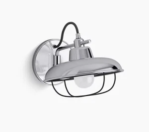 Kohler Lighting 23668-SC01 Modern Farm 8"W Swinging Wall Sconce - Chrome - Picture 1 of 4