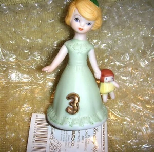 Figura - Porcelana Bisca - Enesco RUBIA SIN USAR, EN CAJA Cumpleaños Niñas Edad 3 Años - Imagen 1 de 1