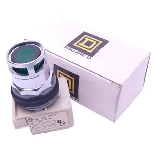Square D K3L35GH13 Green Illuminated Push Button, ø30mm, 1NO 1NC, 24V AC/DC Lamp - Picture 1 of 7