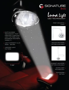Signature Series Luce LED Luna - Luce da soffitto dentale - Bianco - Foto 1 di 3