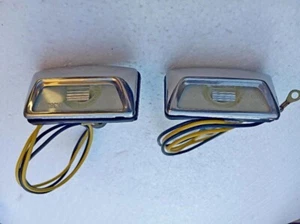 NOS 2 Carello Rear License Plate Lights- Maserati Bora, Merak Euro models - Picture 1 of 5