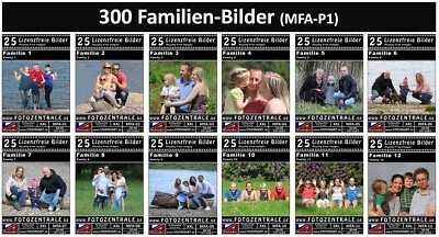 300 Lizenzfreie Profi-Bilder ! Familie Eltern Kind Royalty Free Photoshop DVD - Bild 1 von 4