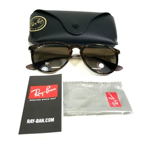 Ray-Ban Sunglasses RB4171 ERIKA 710/T5 Brown Gray Frames Brown Polarized Lenses - Picture 1 of 13