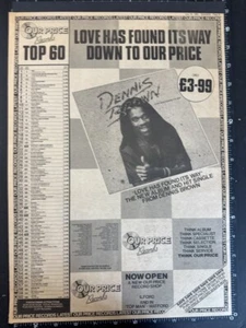 DENNIS BROWN - LOVE HAS FOUND ITS WAY 15x11' 1982 Poster Size Advert L359 - Bild 1 von 1