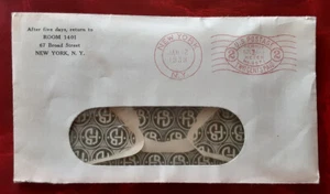 US 1939 N.Y. Used 2c Meter Envelope CA1.B-3 with Surcharge Permit No 8071 3119 - Picture 1 of 2