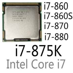 Procesador de CPU intel Xeon i7-860 i7-860S i7-870 i7-875K i7-880 LGA1156 - Imagen 1 de 6