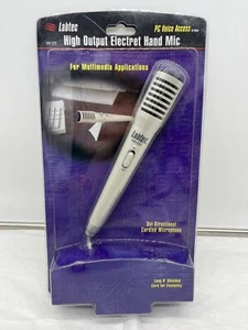 Sealed Labtec High Output Electret Hand Mic AM-222 Multimedia Cardiod Microphone - Picture 1 of 5