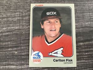 1983 Fleer Carlton Fisk Chicago White Sox Baseball Card #235 NM