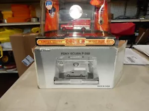 CODE 3 COLLECTIBLE NEW YORK FIRE DEPARTMENT SCUBA F350 - Picture 1 of 3
