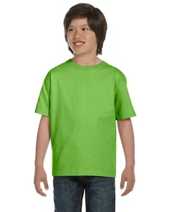 Gildan Youth T-Shirt Short Sleeves 5.6 oz 50/50 DryBlend XS-L G800B - Picture 1 of 76