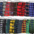 New Men's 5 Yard Scottish Kilts Tartan Kilt 13oz Highland Casual Kilt 6 Tartans