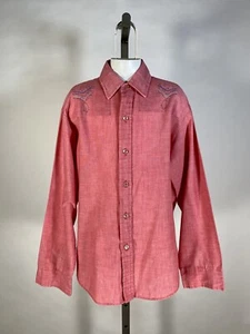 Vintage 1960's Kids BILLY THE KID embroidered embellished western style shirt 14 - Picture 1 of 8