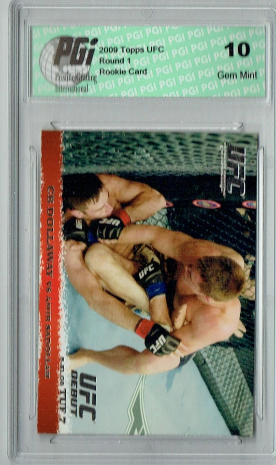 CB Dollaway - Amir Sadollah 2009 Topps UFC #88 Silver 1/288 Rookie Card PGI 10 - Image 1 of 1