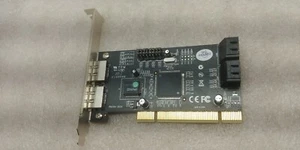 Vantec 4 Channel 6-Port SATA 6Gb/s PCIe RAID Host Card GREAT CONDITION FREE SHIP - Picture 1 of 5
