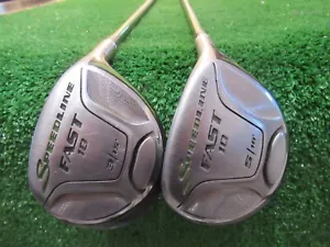 ADAMS SPEEDLINE FAST 10 FAIRWAY 3 & 5 WOOD SET WOODS WASABI REGULAR GRAPHITE RH - Picture 1 of 7