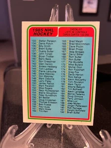 Lista de verificación O-Pee-Chee 1984-85 #395 (sin marcar) - Imagen 1 de 2