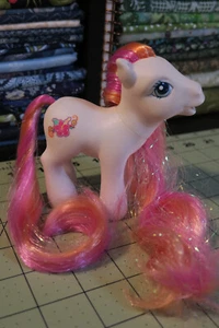 My Little Pony G3 2004 Friendship Ball Super Long Hair Aloha Pearl- Beautiful! - Picture 1 of 11
