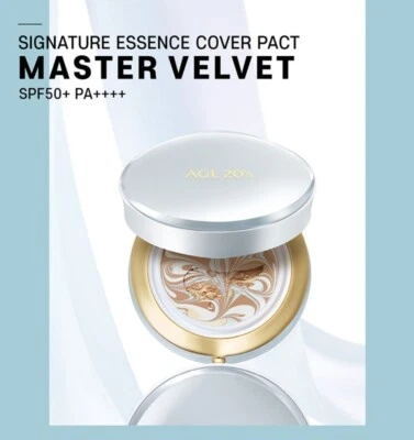 AGE20's Signature Essence Cover Pact Master Velvet 14g + Refill 14g  K-beauty - Image 1 of 4
