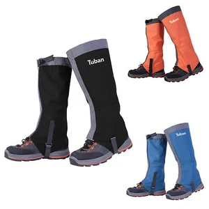 Leg Gaiters Waterproof Adjustable -Tear Snow Boot Gaiters for Outdoor A5M5 - Picture 1 of 11
