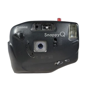 Canon Snappy Q Point and Shoot 35mm Camera For Parts Battery Door Issue - Picture 1 of 11