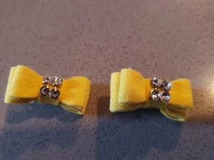 Susan Lanci Kristall Wildleder Schleifen (2) - Bild 1 von 3