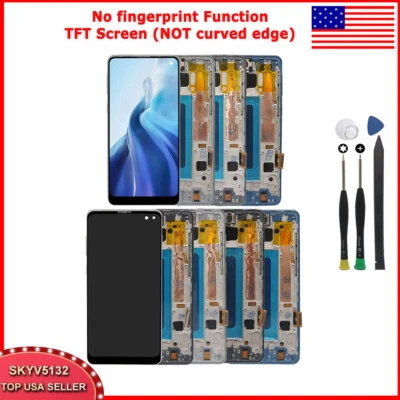 For Samsung Galaxy S10+ Plus G975U S10 G973 S8 S9 Plus LCD Display Touch Screen - Image 1 of 3
