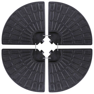 Сверхпрочный 4-компонентный зонт основание консоль смещение патио круглая подставка с крючками - Изображение 1 из 4