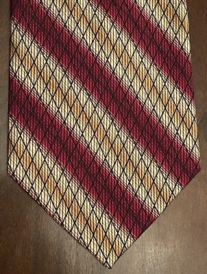 Screenplay By Martin Wong Hand Made Silk Mens Neck Tie Made In China Msrp $42.50 - Image 1 of 4