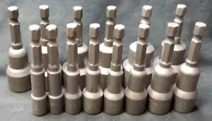 Uxcell Schnellwechsel Mutterndreher Bit Set 1/4" Sechskantschaft 6mm-19mm 2,5" Länge - Bild 1 von 11