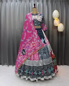 Indian Bollywood Lengha Choli Party Pakistani Bridal Wedding Function Lehenga - Picture 1 of 7