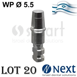 Lot x 20 MIS Seven  fit abutment analog CPK WP D5.5 C6 Medium internal hex - Picture 1 of 2