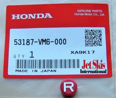 OEM HONDA CAP REVERSE PUSH BUTTON PIN FOURTRAX RANCHER 250 420 ATC125 TRX250  - Image 1 of 2